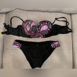 Pattern Bikini Set
